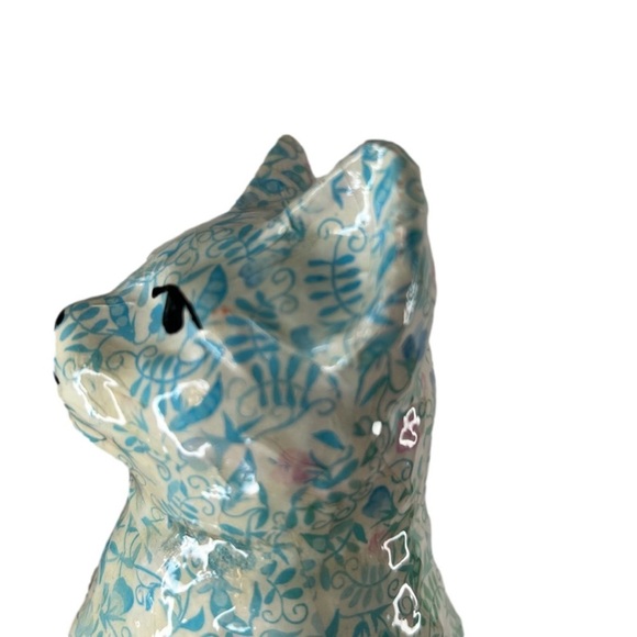 Vintage Decoupage Ceramic Cat LE Products - Picture 6 of 9